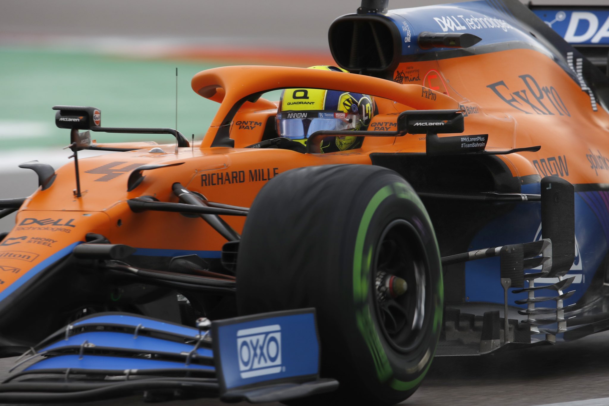 Lando Norris, McLaren, GP da Rússia 2021, pneus intermediários