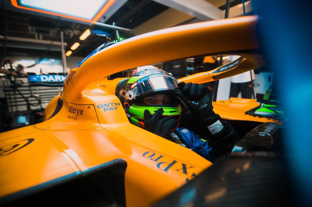 O’Ward, McLaren, testes Abu Dhabi 2021,