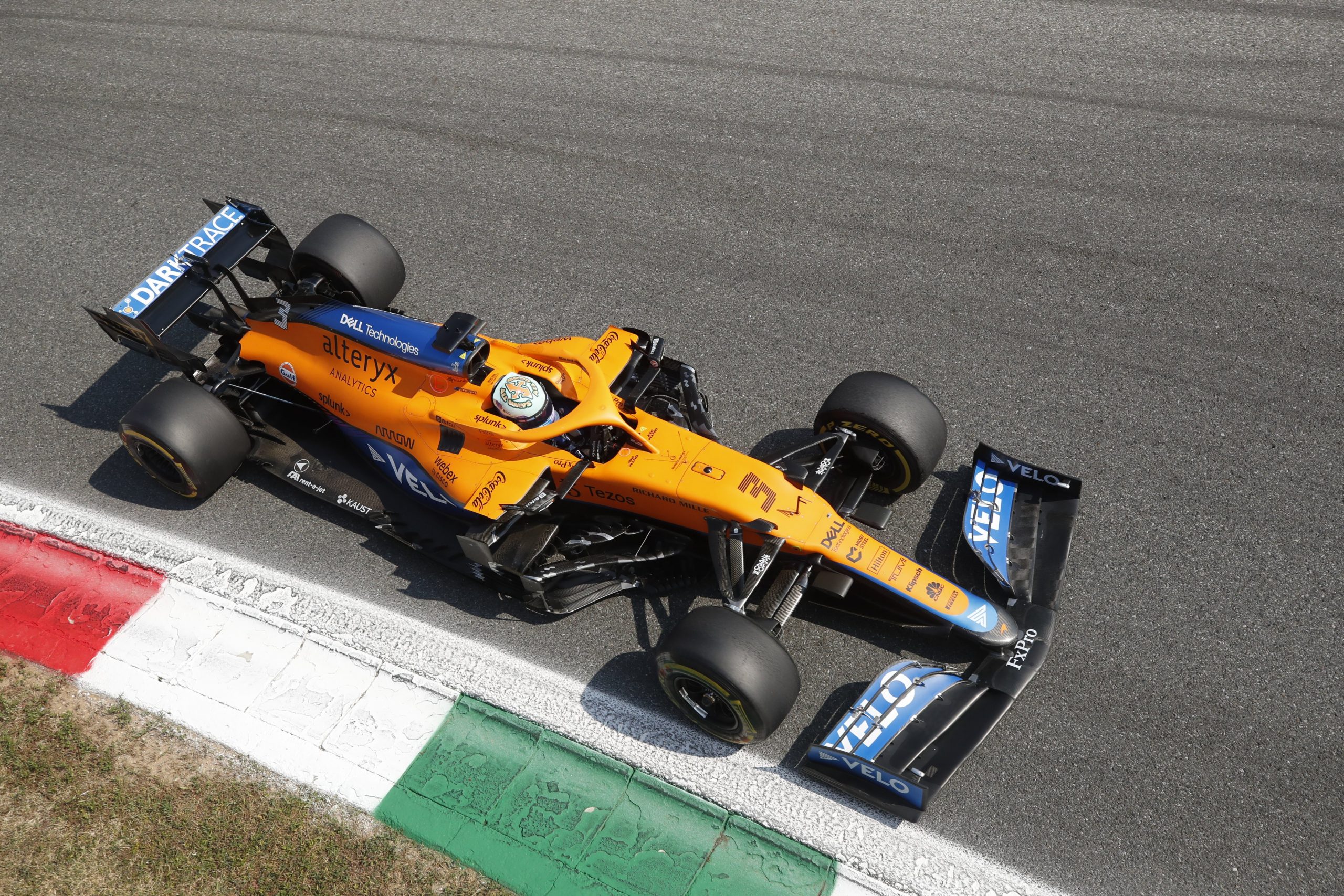 Ricciardo teve um desempenho impecável em Monza (Crédito: reprodução / Twitter / @McLarenF1)