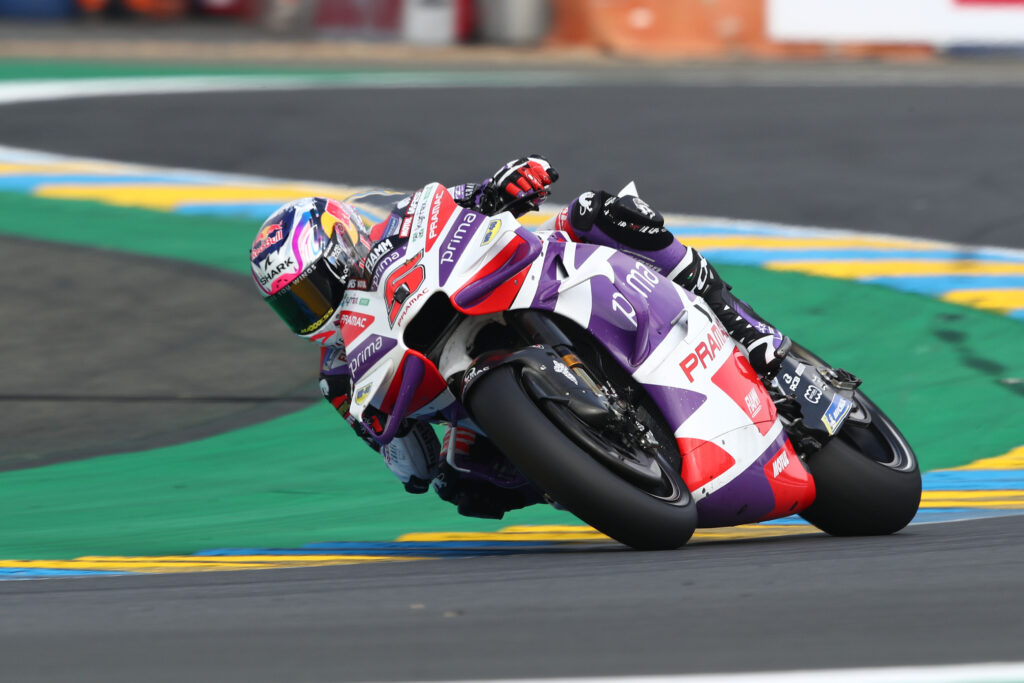Johann Zarco a mené le piège à vitesse de la course de sprint MotoGP au Mans (Photo : Red Bull Content Pool)
