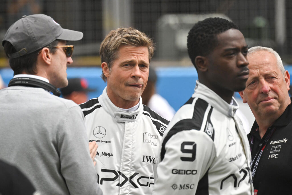 Brad Pitt em Silverstone, F1 2023