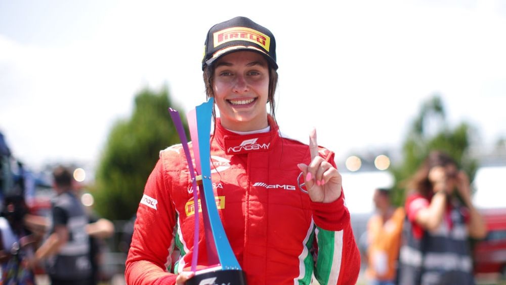 Marta García vendeu a corrida 1 da F1 Academy em Monza