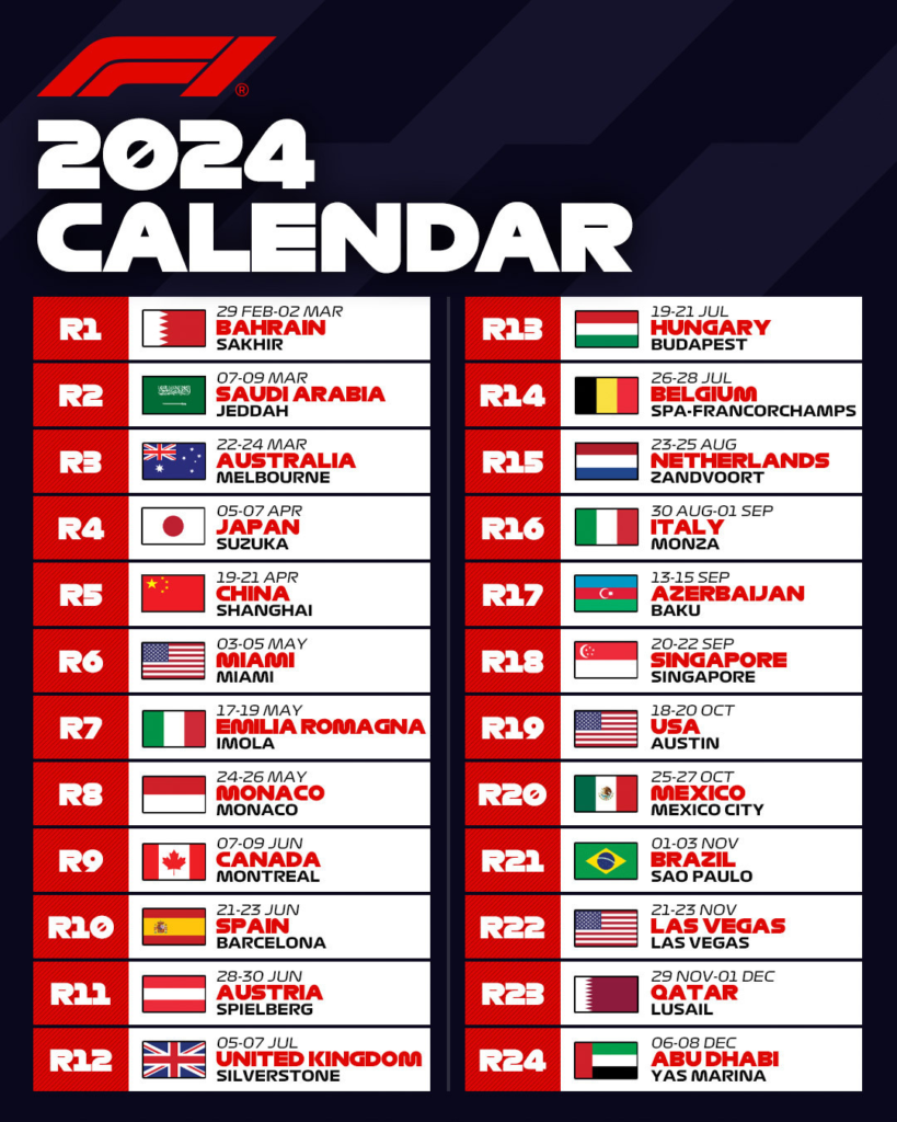 Calendário MOTOGP 2024, veja quando serão as corridas na Italia e garanta  seus ingressos - BRASIL NA ITALIA