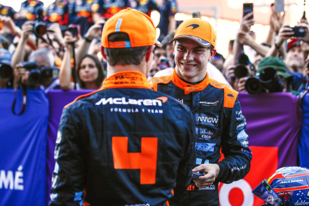 ノリスとピアストリがマクラーレンで表彰台を獲得 (写真: マクラーレン)