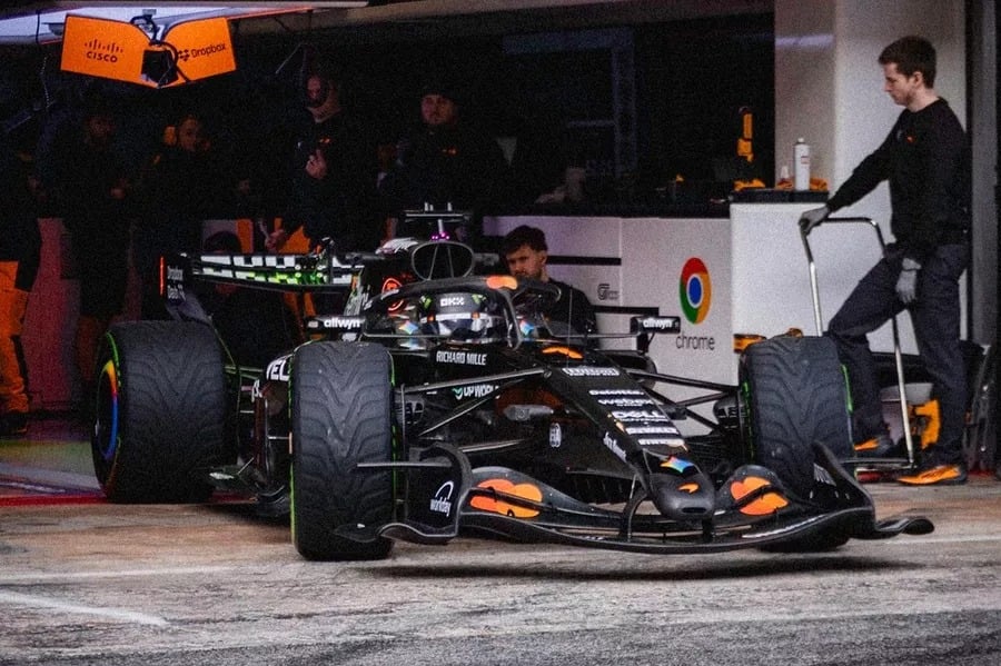 McLaren MCL40 F1 2026 teste Barcelona Norris (Foto McLaren)